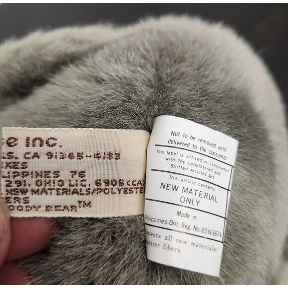 Vintage Robert Raikes Original "38509 Woody Bear"Wooden Face Doll w/Tags&Signed - Picture 7 of 11